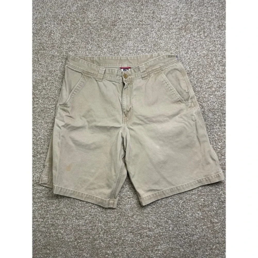 The North Face Rugged Khaki Camp Shorts Regular Hiking Trekking Mens Size 34